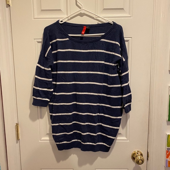 Navy Striped Sweater - Picture 11 of 12